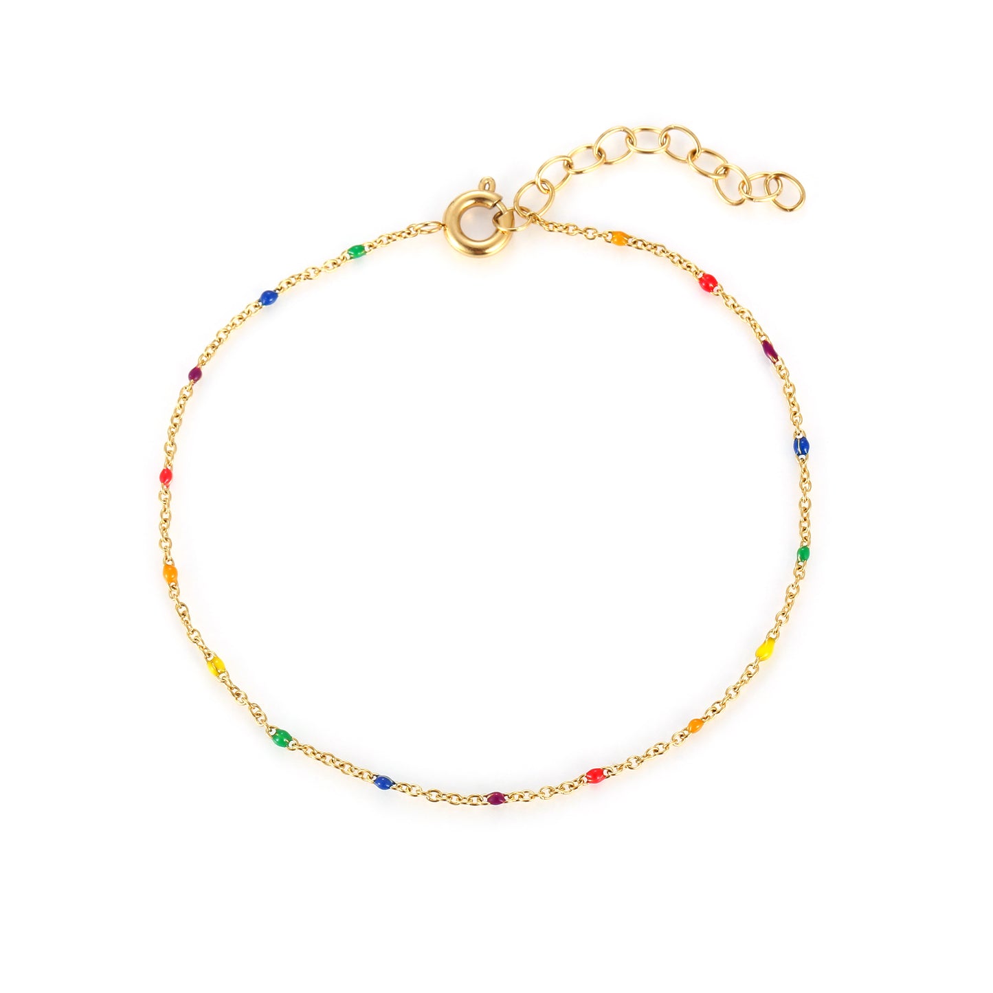 Rainbow Bead Bracelet