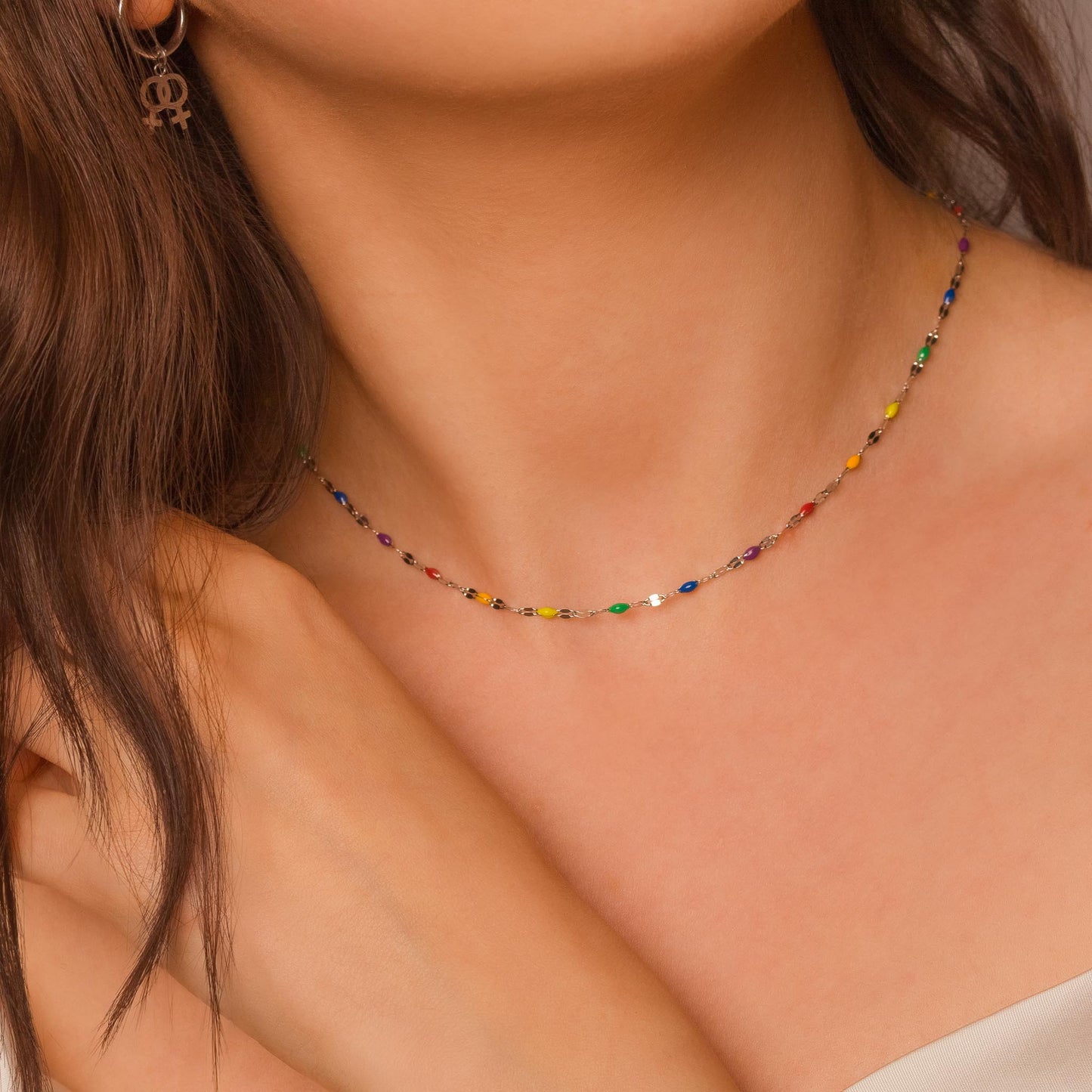Rainbow Pride Choker