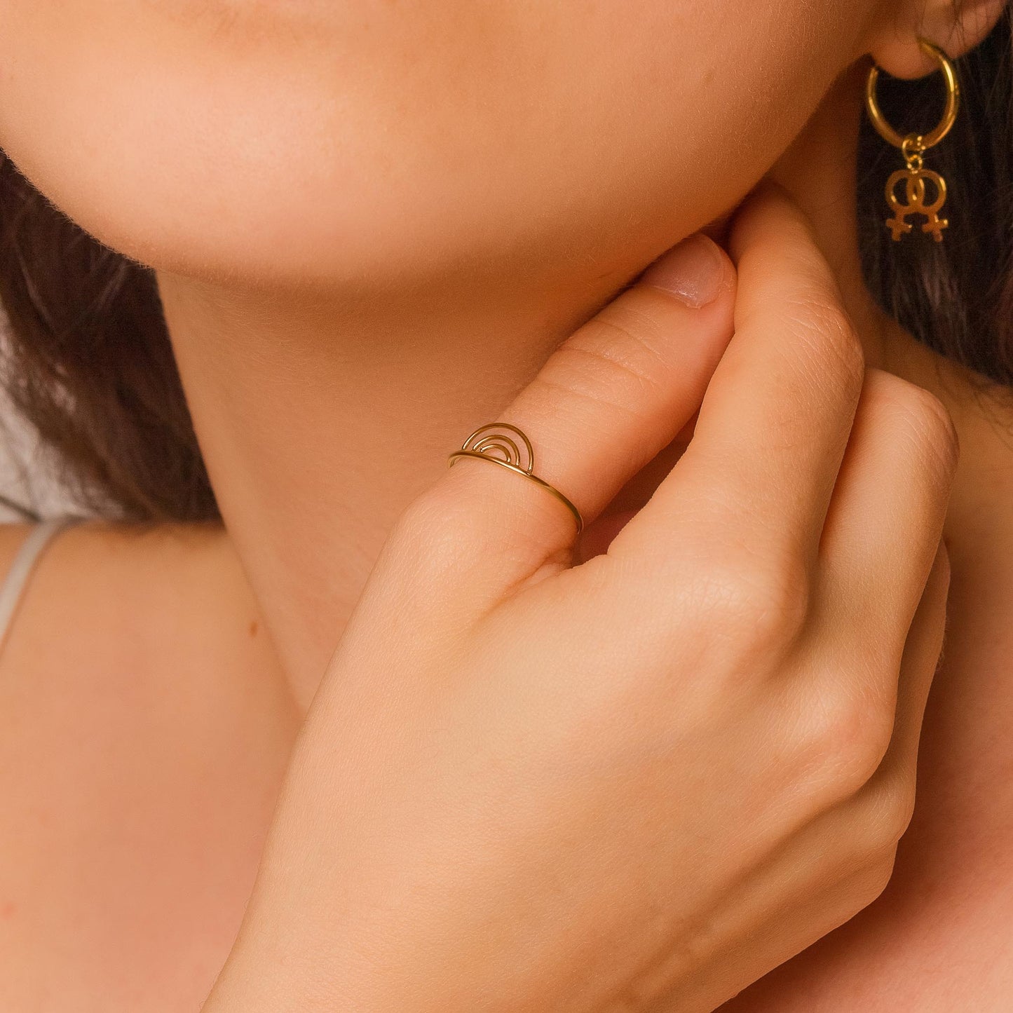 Dainty Rainbow Ring