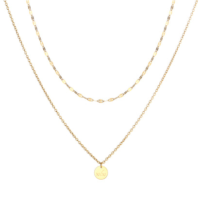 "wlw" Necklace Set