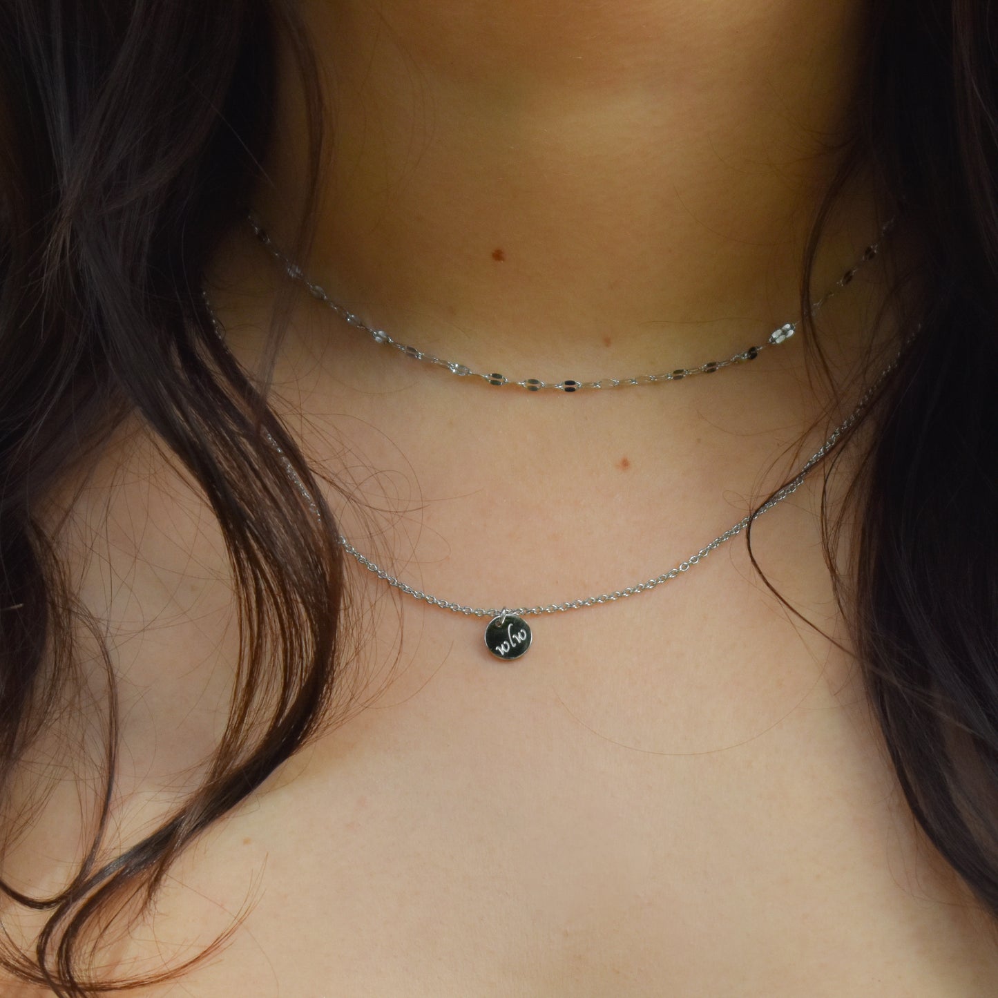 "wlw" Necklace Set