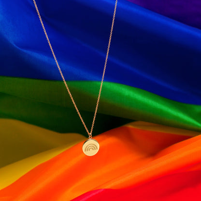 Rainbow Charm Necklace