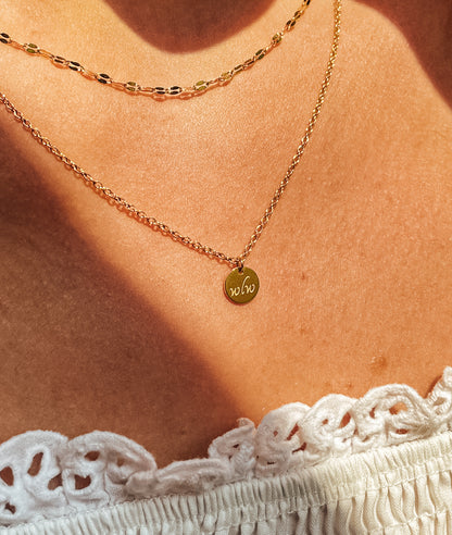 "wlw" Necklace Set