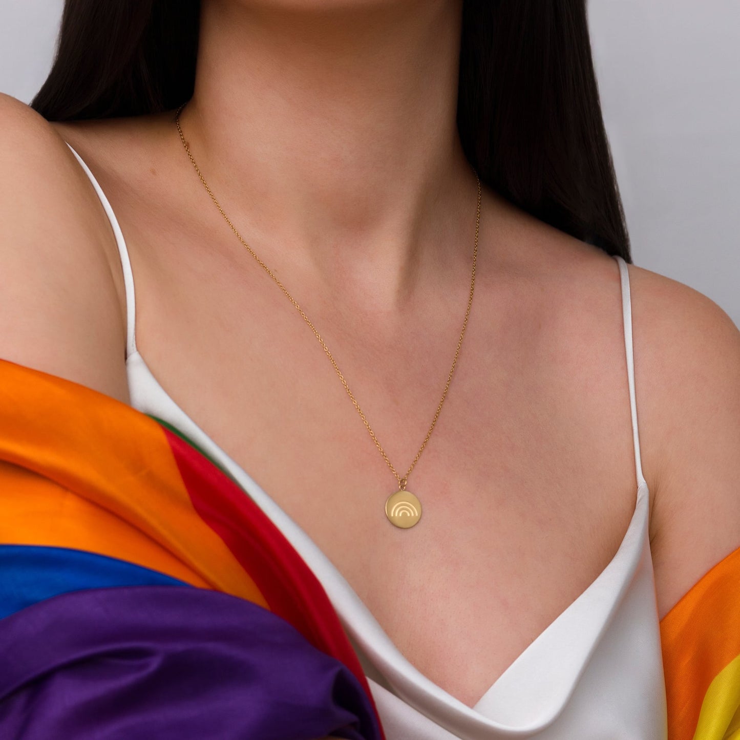 Rainbow Charm Necklace