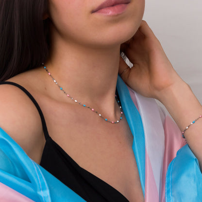 Trans Pride Choker