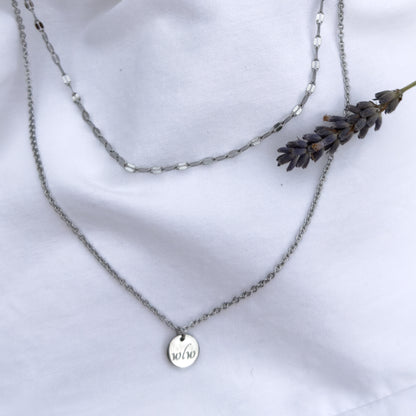 "wlw" Necklace Set