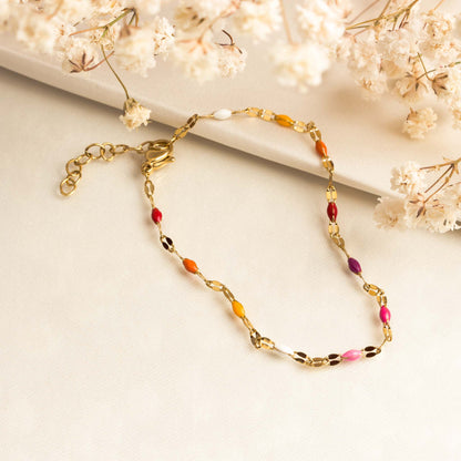 Lesbian Pride Bracelet